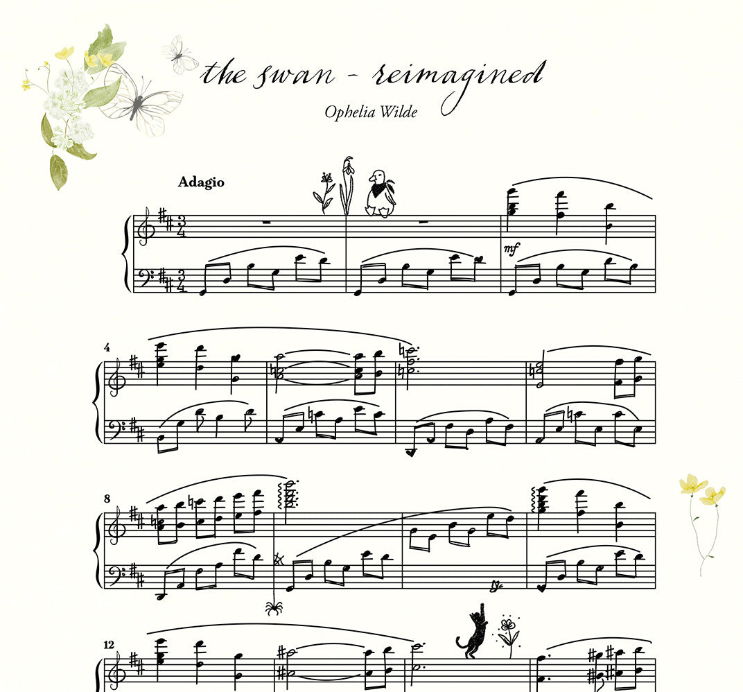 the swan (reimagined) - Piano Sheet Music