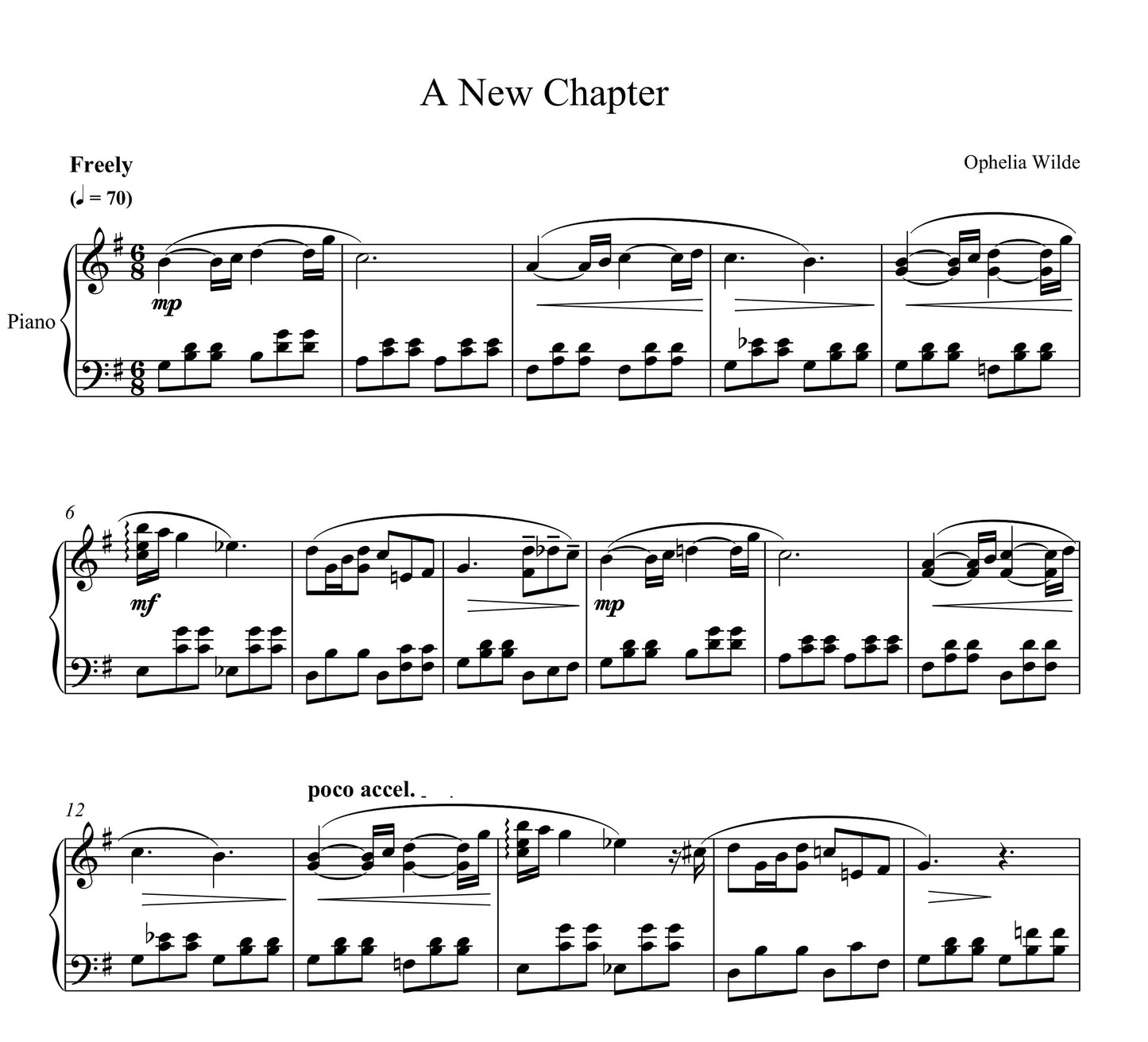 romance, reading & haunted libraries - Complete Album Piano Sheet Music