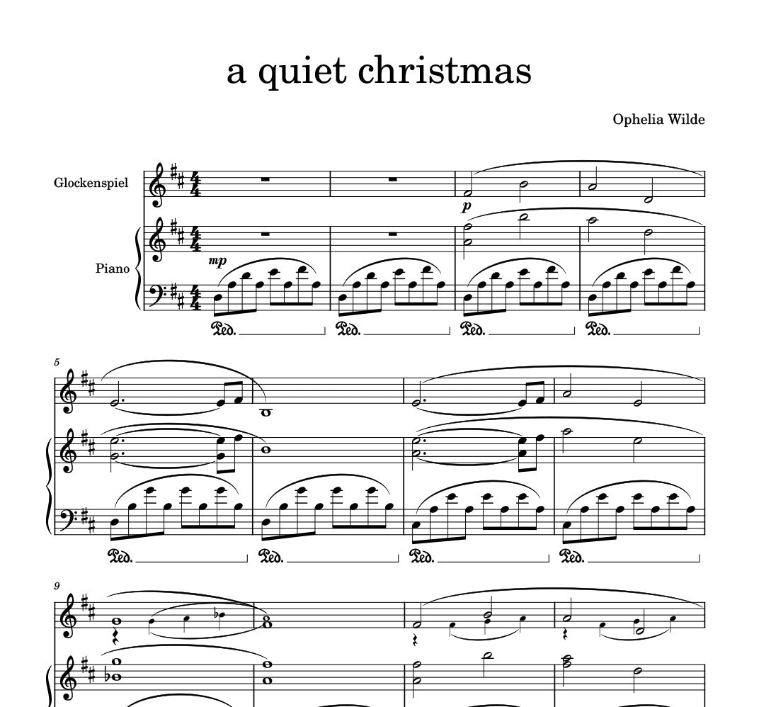 christmas at the cottage - Complete Album Piano Sheet Music