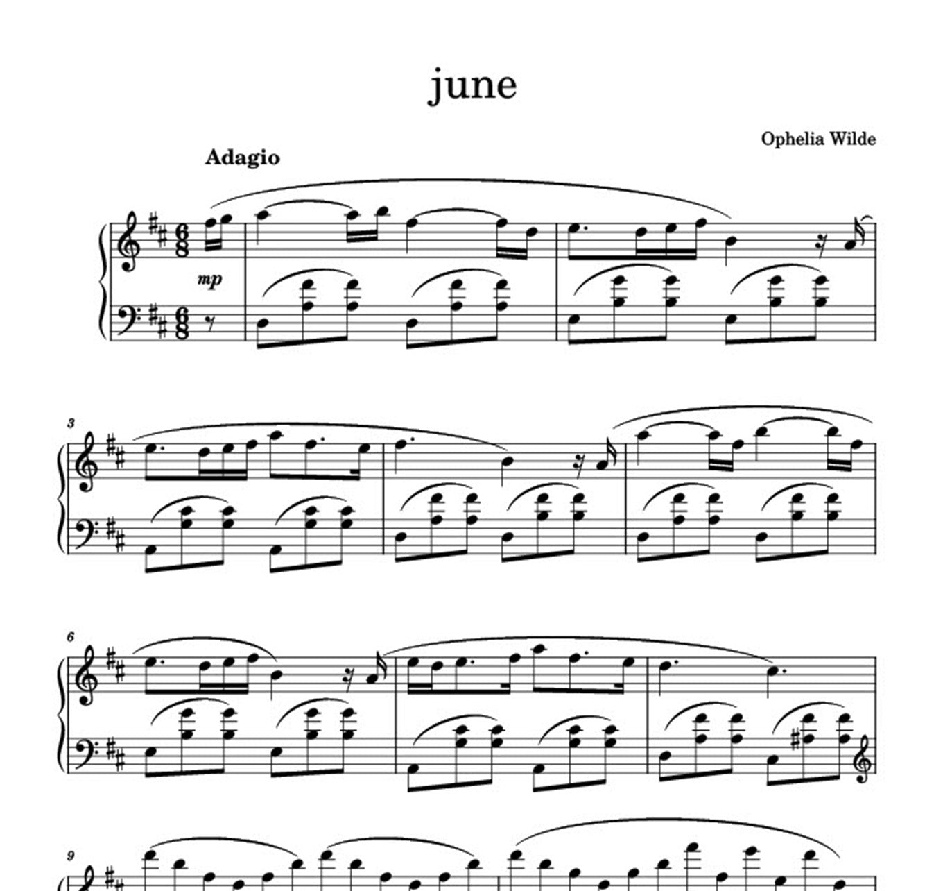 little stories - Piano Sheet Music