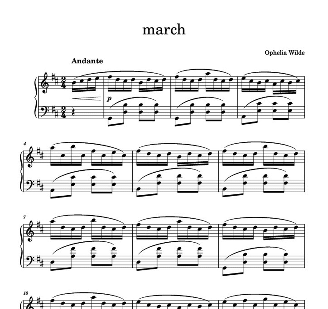 little stories - Piano Sheet Music